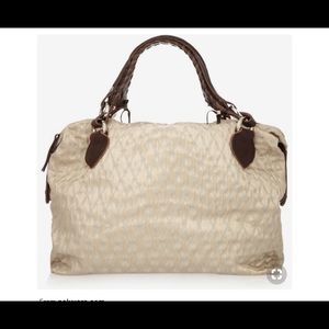 Pauric Sweeney of London satin jacquard bag
